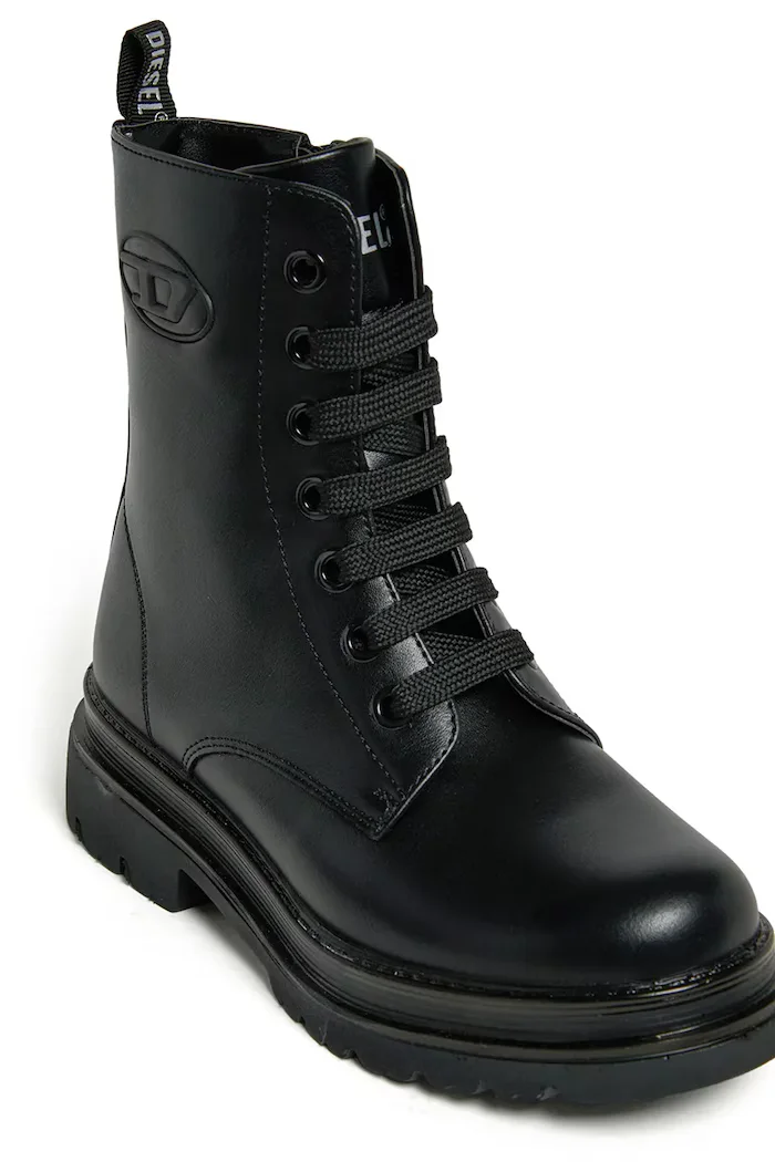 Diesel кубинки за деца D-ANFISTR-PU BOOTS черни BC1116