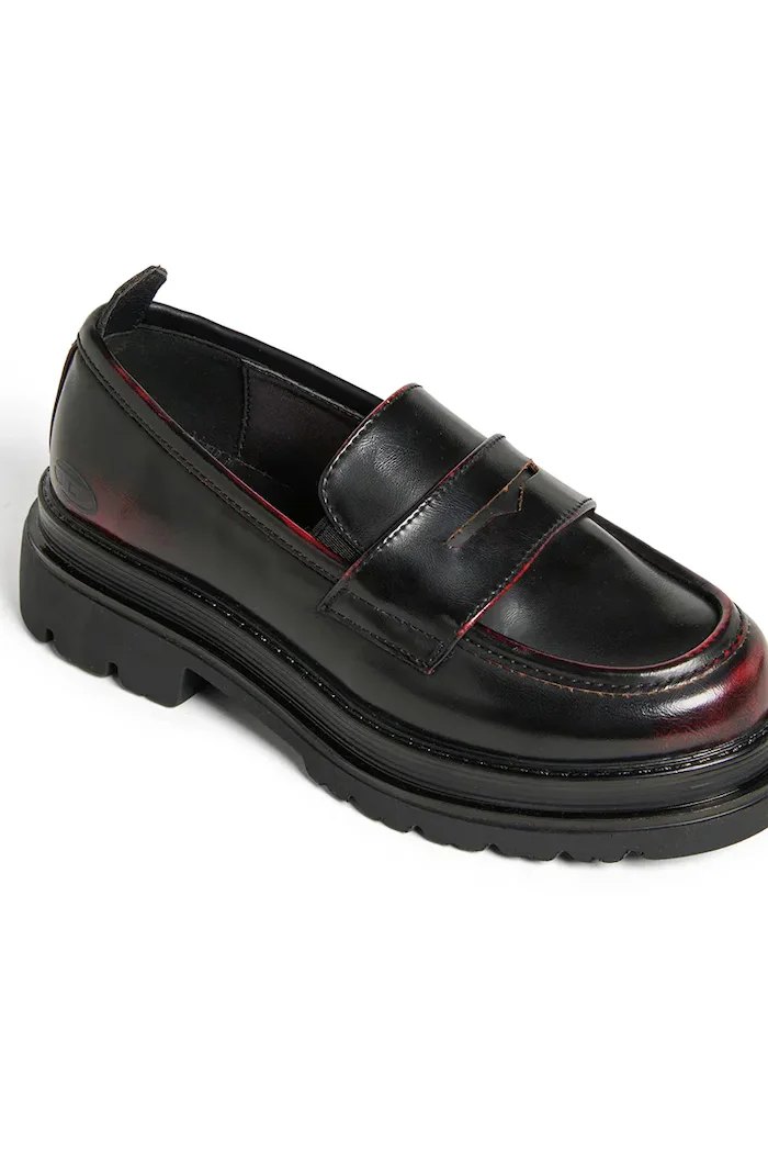 Diesel мокасини за деца D-SLAWEU-ABR LOAFER черни BC1105