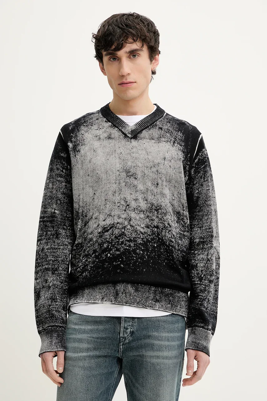 Diesel Памучен пуловер K-VELI KNITWEAR
