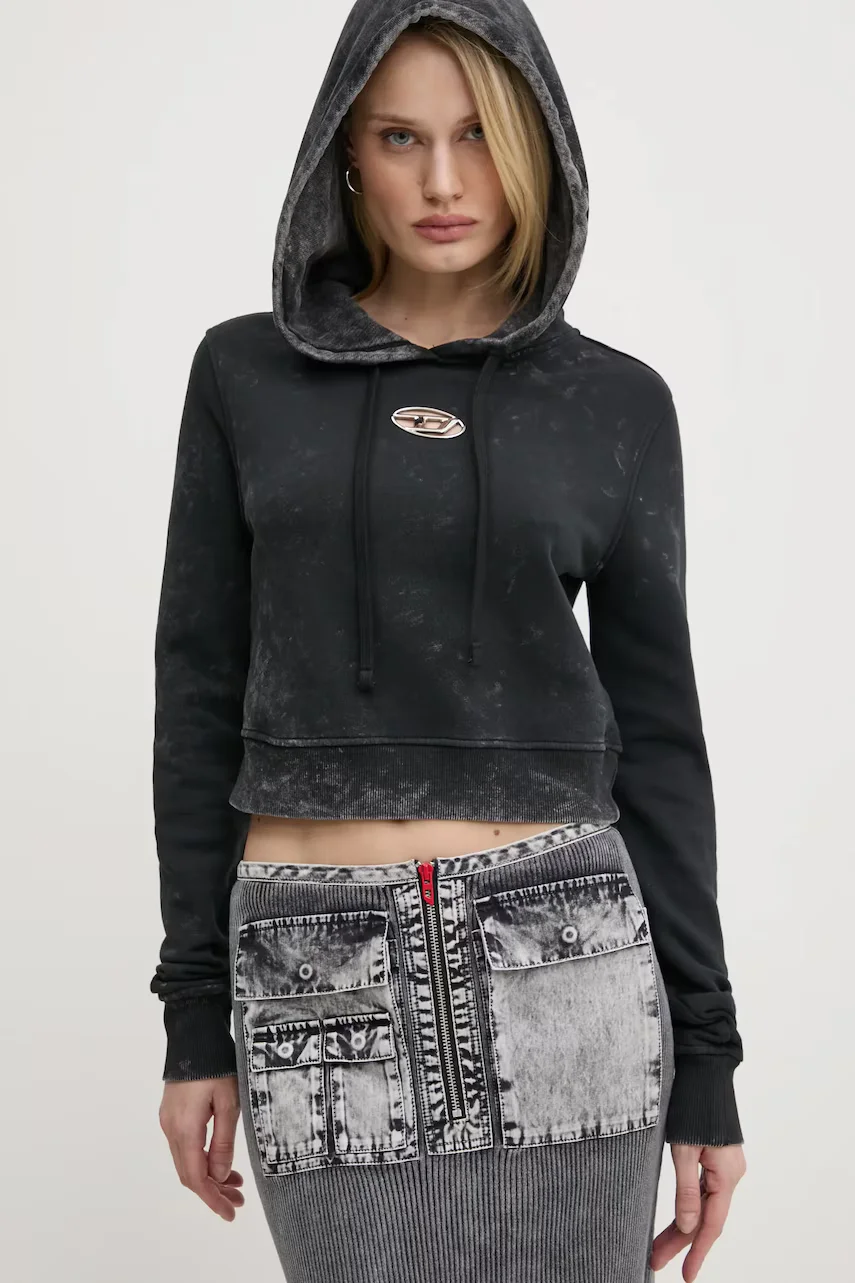 Diesel Памучен суичър F-SLIMMY-HOOD-P5 SWEAT-SHIRT