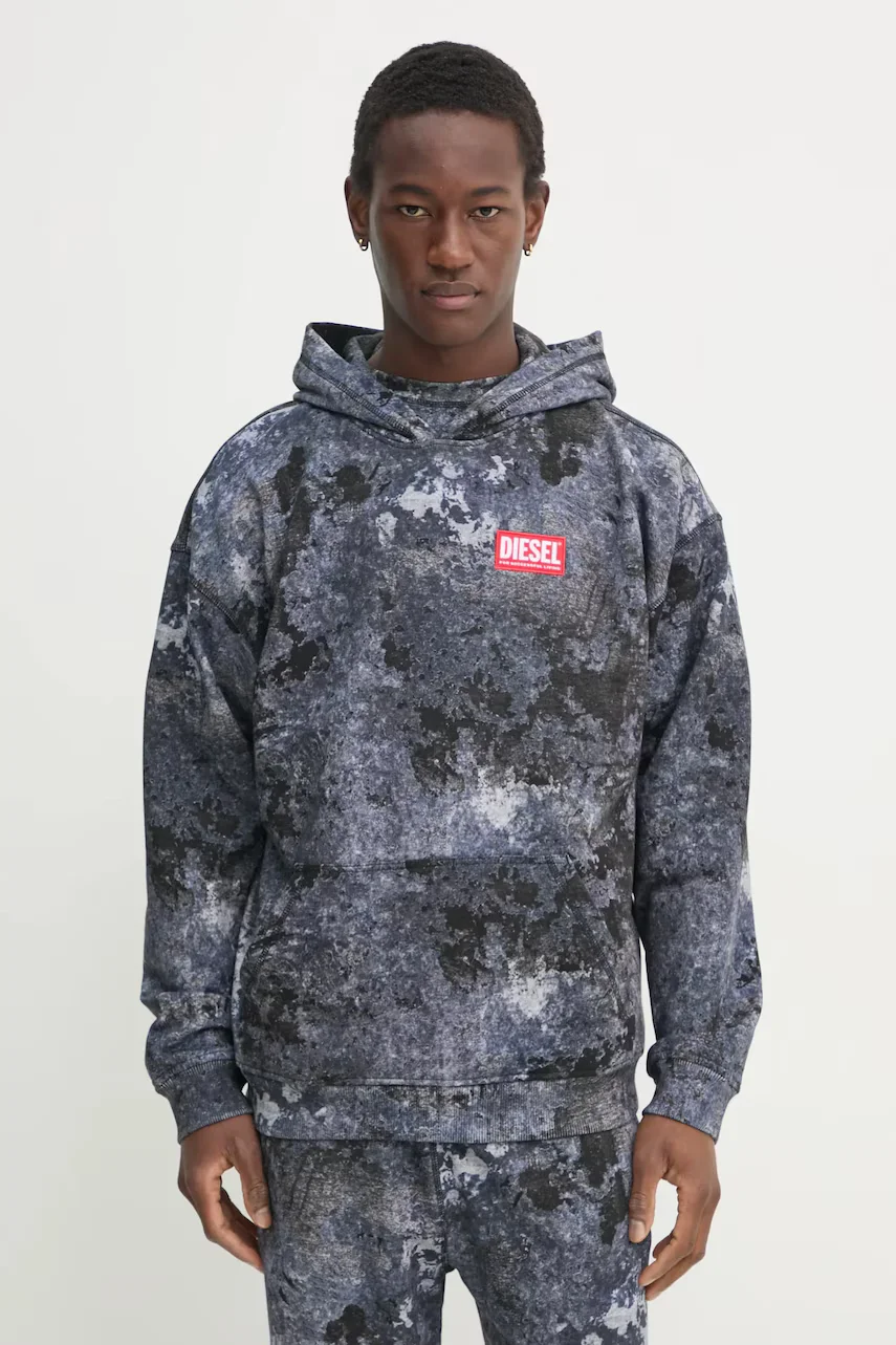 Diesel Памучен суичър S-BOXT-HOOD-R8 SWEAT-SHIRT