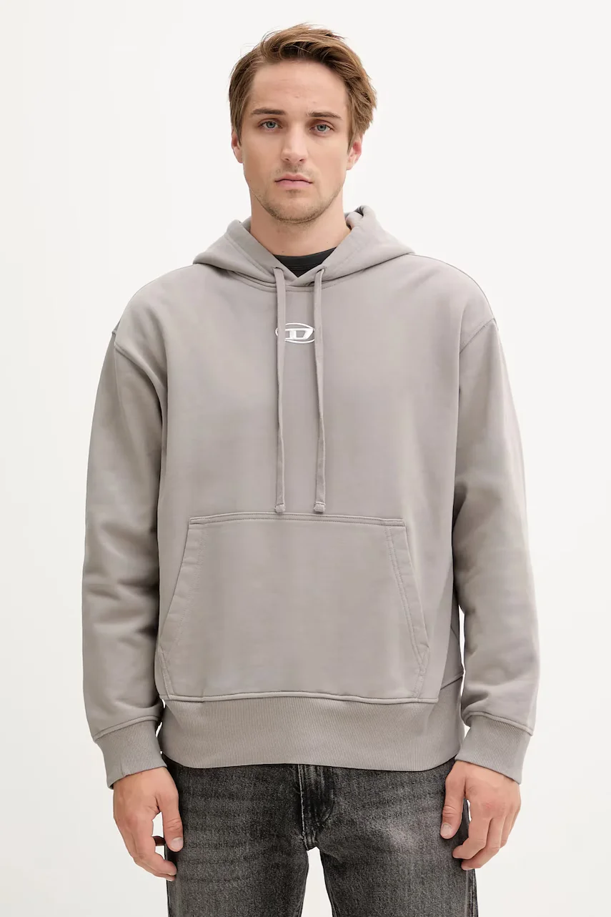 Diesel Памучен суичър S-MACS-HOOD-OD