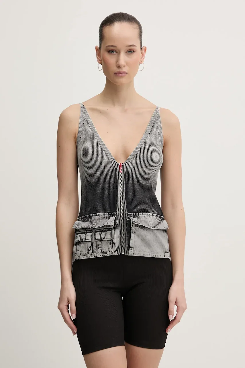 Diesel Памучна блуза M-MELLY KNITWEAR