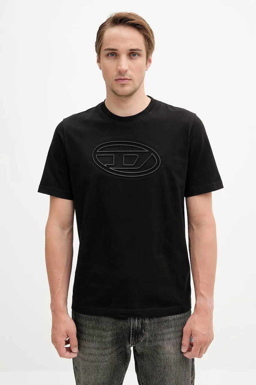 Diesel Памучна тениска T-ADJUST-BIGOVAL
