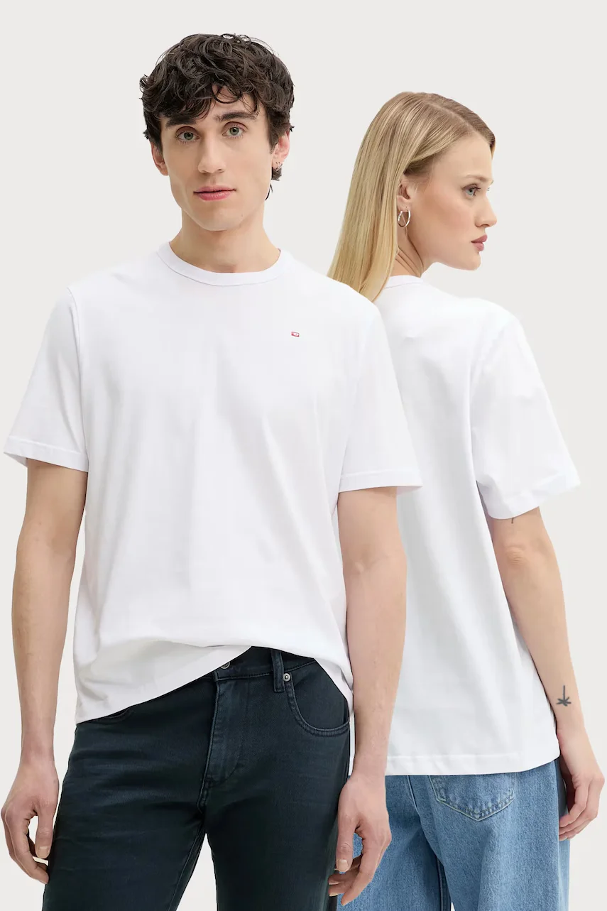 Diesel Памучна тениска T-ADJUST-MICRODIV T-SHIRT