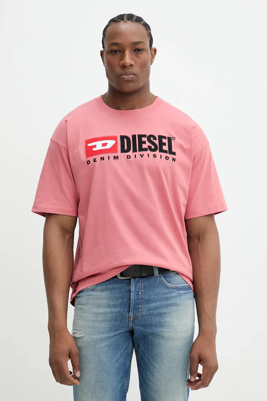 Diesel Памучна тениска T-BOXT-DIV