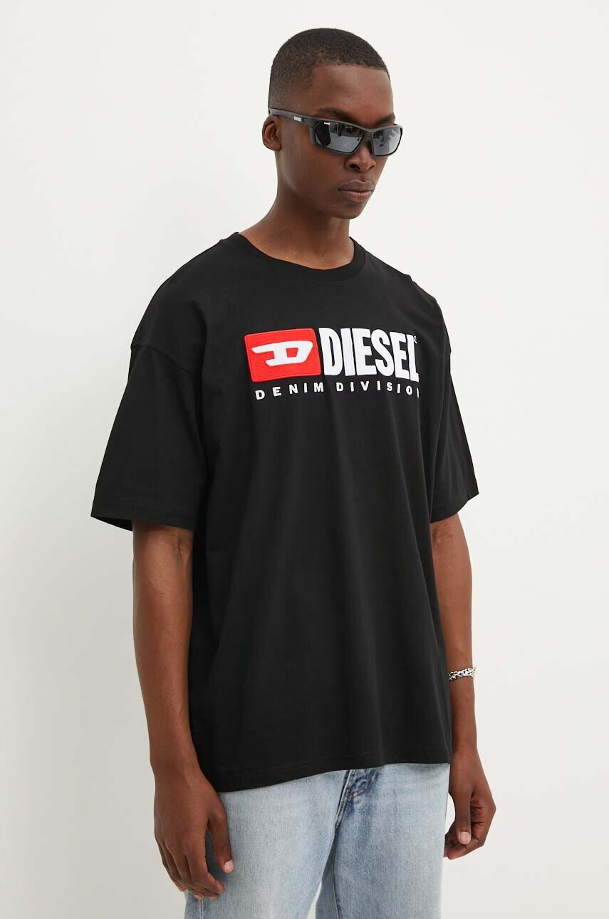 Diesel Памучна тениска T-BOXT-DIV