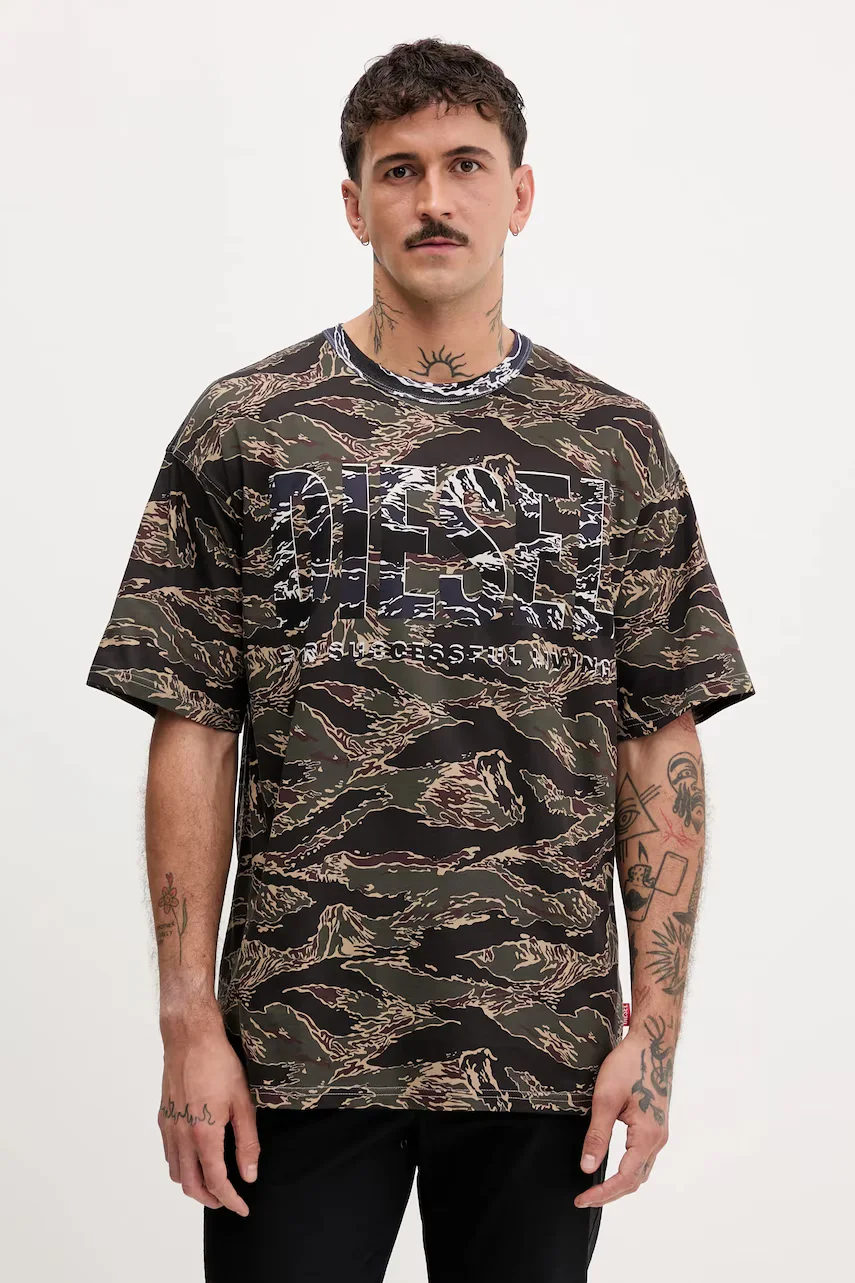 Diesel Памучна тениска T-BOXT-T22
