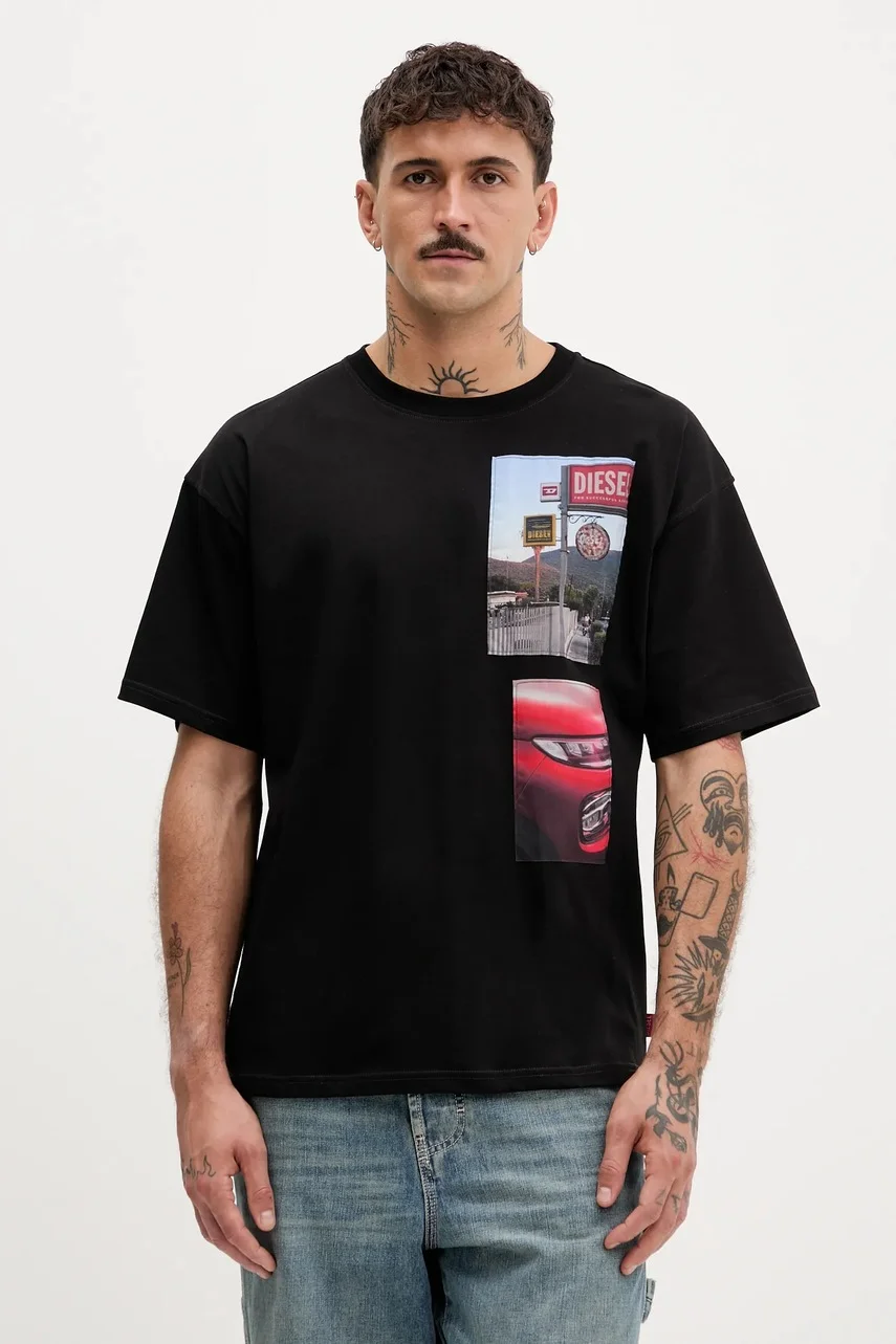 Diesel Памучна тениска T-BOXT-T3
