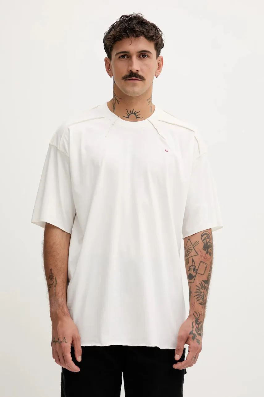 Diesel Памучна тениска T-CRAHOR-BOXT-T1