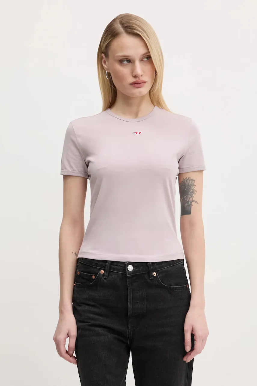 Diesel Памучна тениска T-UNCUTIE-LONG-D T-SHIRT