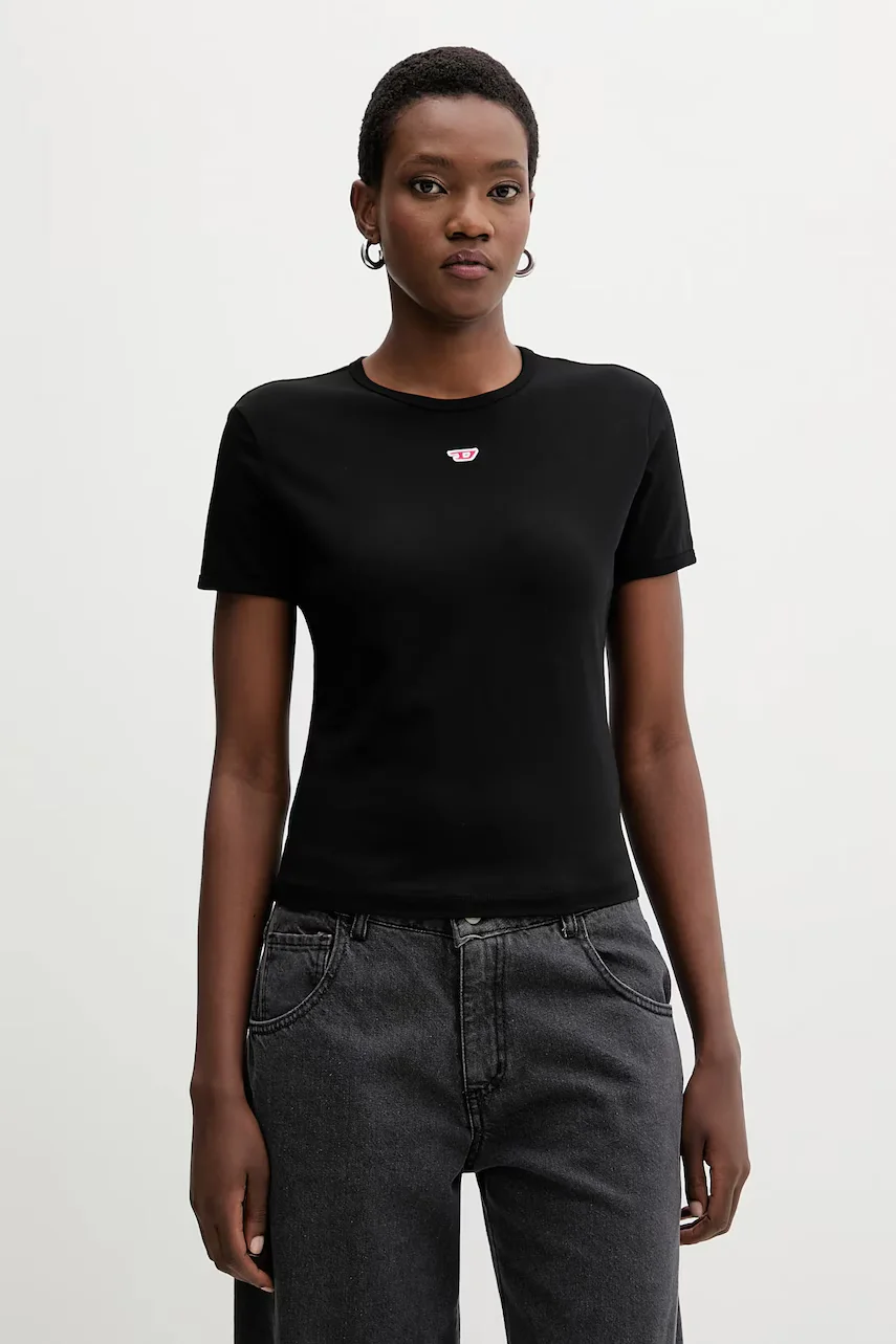 Diesel Памучна тениска T-UNCUTIE-LONG-D T-SHIRT
