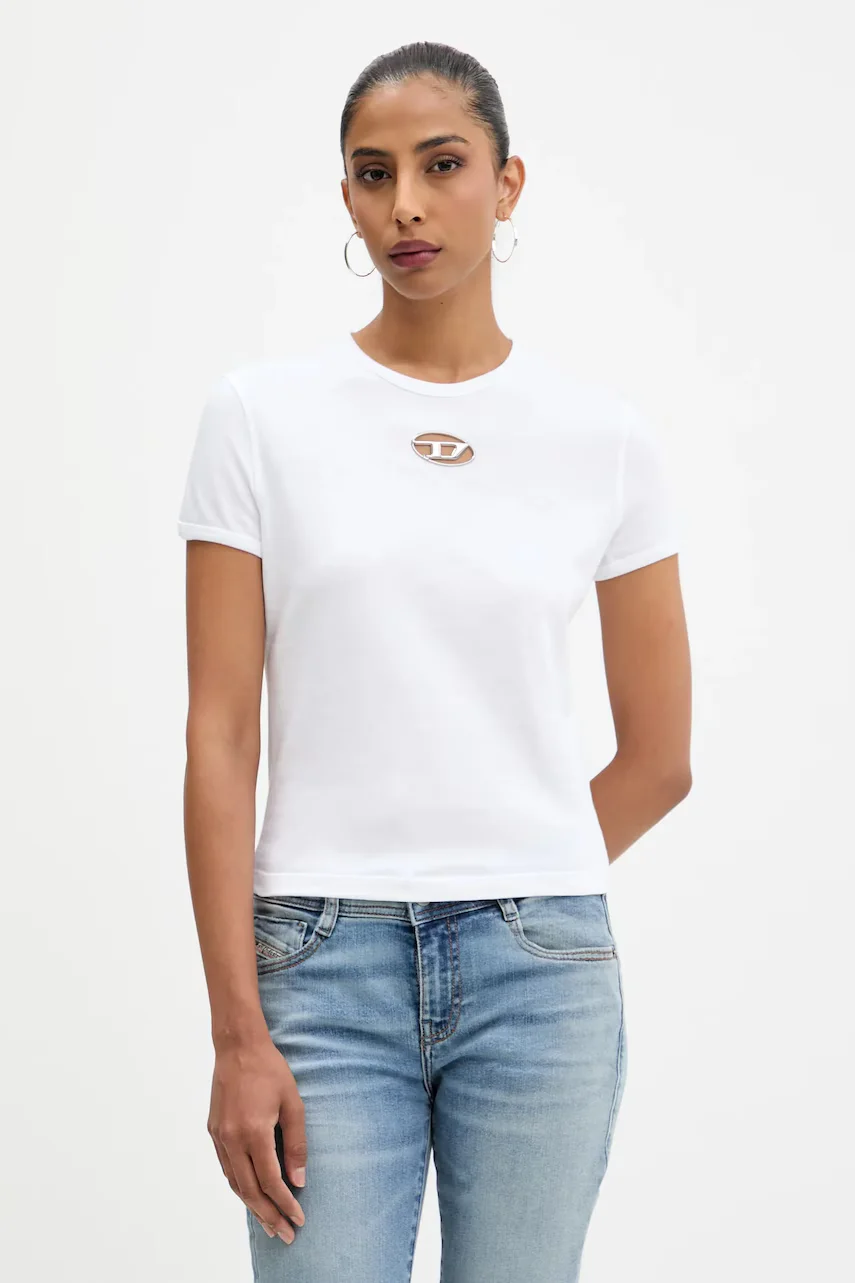 Diesel Памучна тениска T-UNCUTIE-LONG-OD-Q1
