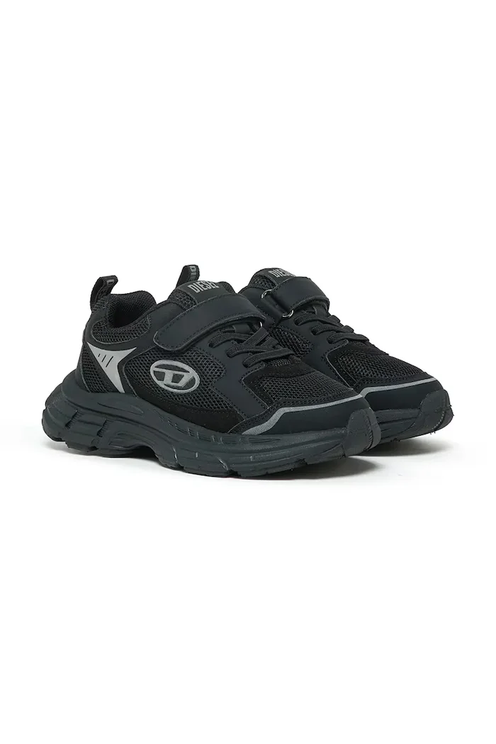 Diesel S-RUNVINR-VEL SNEAKERS маратонки за деца черни BC1087