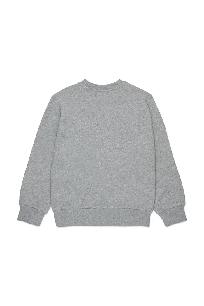 Diesel суичър за деца от памук SXGIN OVER SWEAT-SHIRT сив J02629