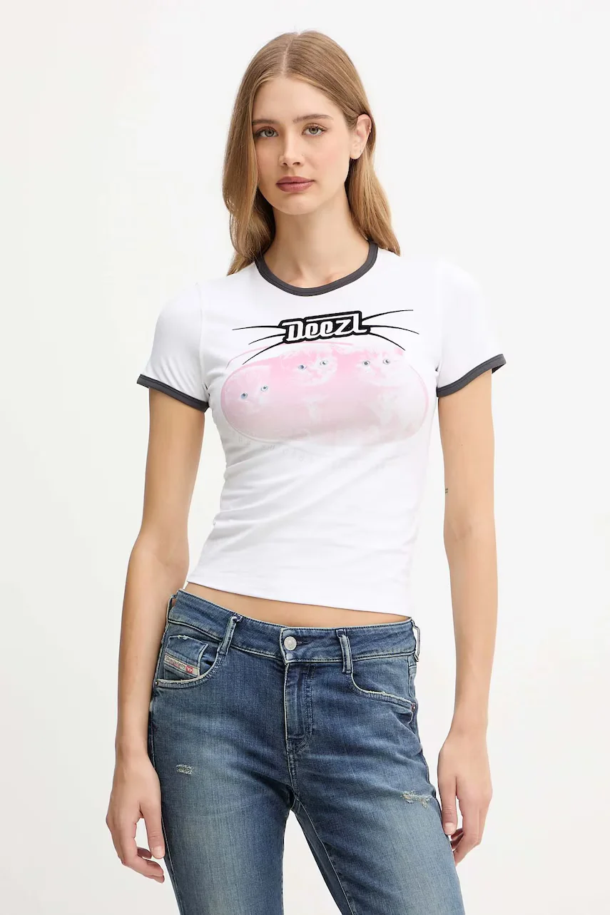 Diesel Тениска T-UNCUTIES-LONG-R13