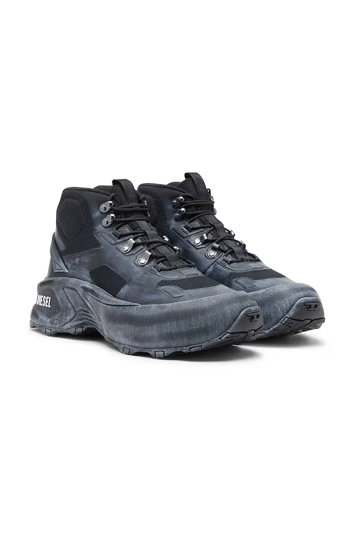 Diesel Високи обувки D-Cage Hiking мъжки в сиво Y03650-P8140-T8013