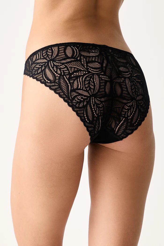 DKNY бикини дамски от дантела черни DK8552