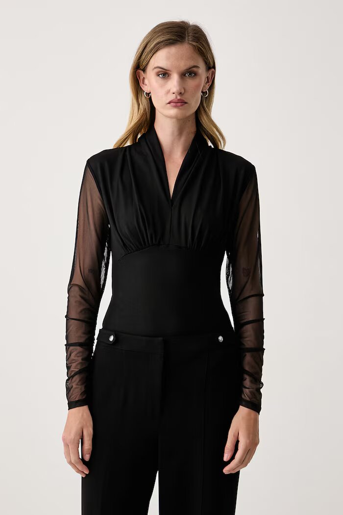 DKNY блуза дамска черна P53H7CMM