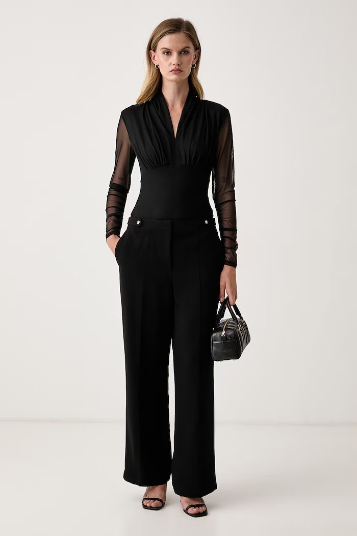 DKNY блуза дамска черна P53H7CMM