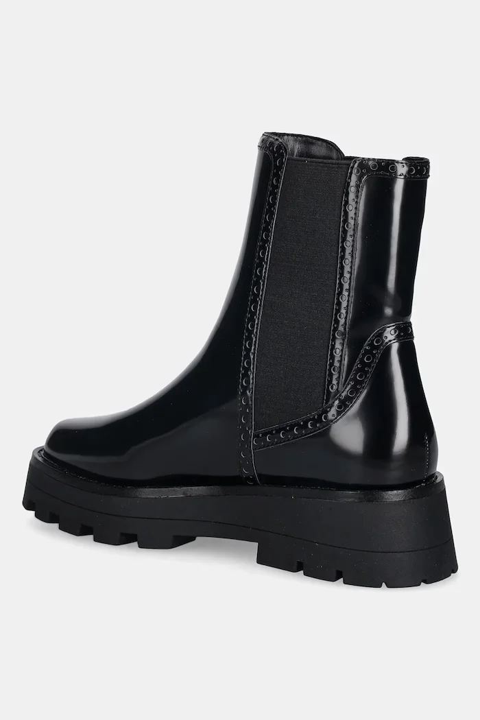 DKNY Боти челси Sanchit в черно с равна подметка K4569875