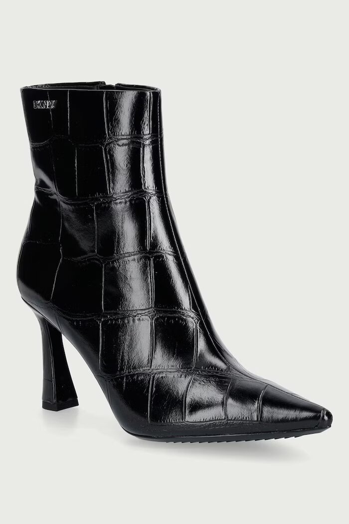 DKNY боти с тънък ток дамски Cayden черни K4693307