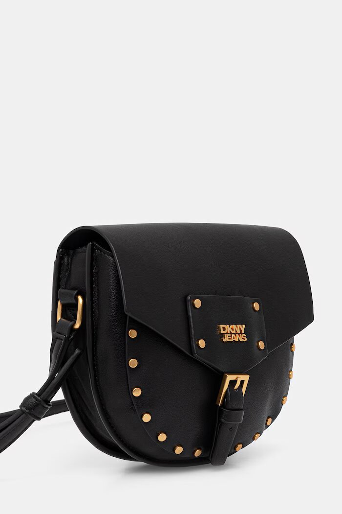 DKNY чанта crossbody дамска от имитация на кожа PAYTON черна R62EZR47