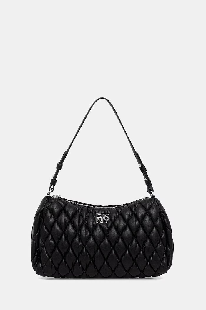 DKNY чанта дамска от имитация на кожа REMY черна R623ZE54