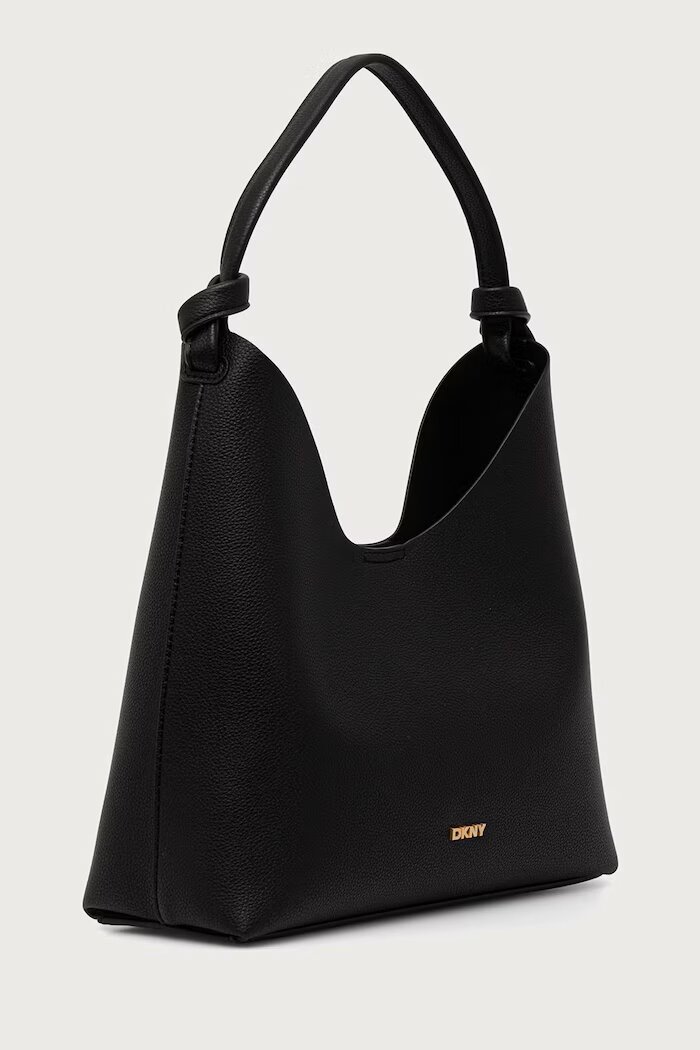 DKNY чанта tote дамска от имитация на кожа черна R633AS92