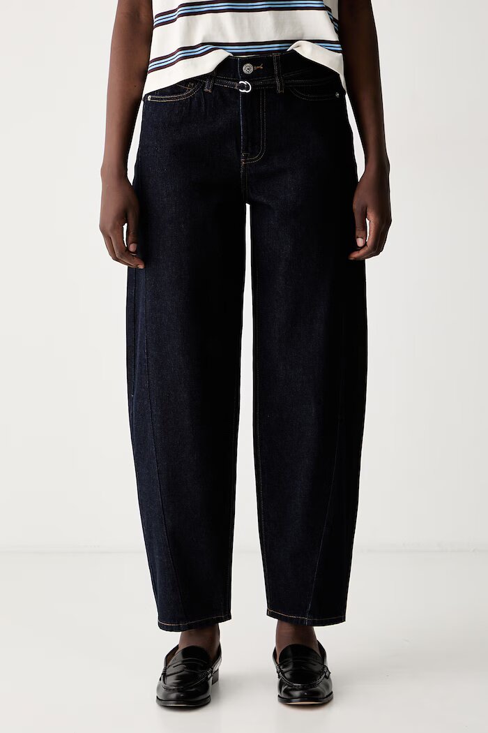 DKNY дънки barrel дамски тъмносини DJ5B4149