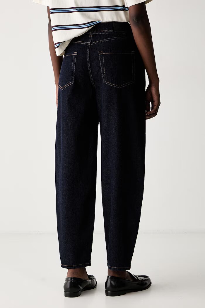 DKNY дънки barrel дамски тъмносини DJ5B4149