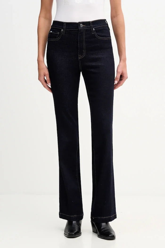 DKNY дънки flare дамски тъмносини DJ5M4005