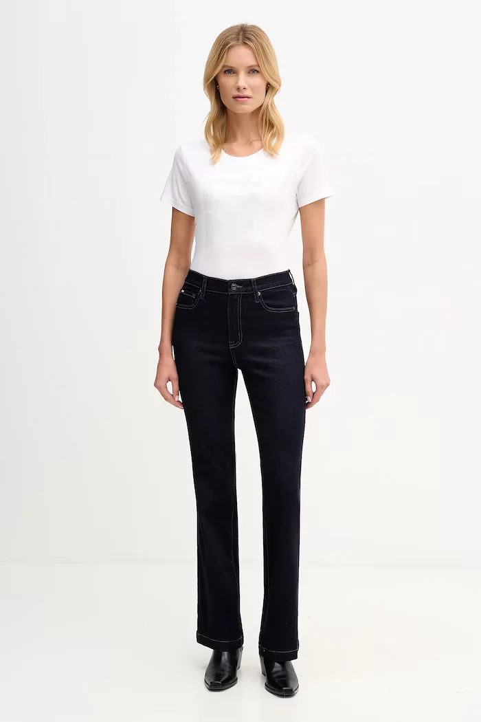 DKNY дънки flare дамски тъмносини DJ5M4005