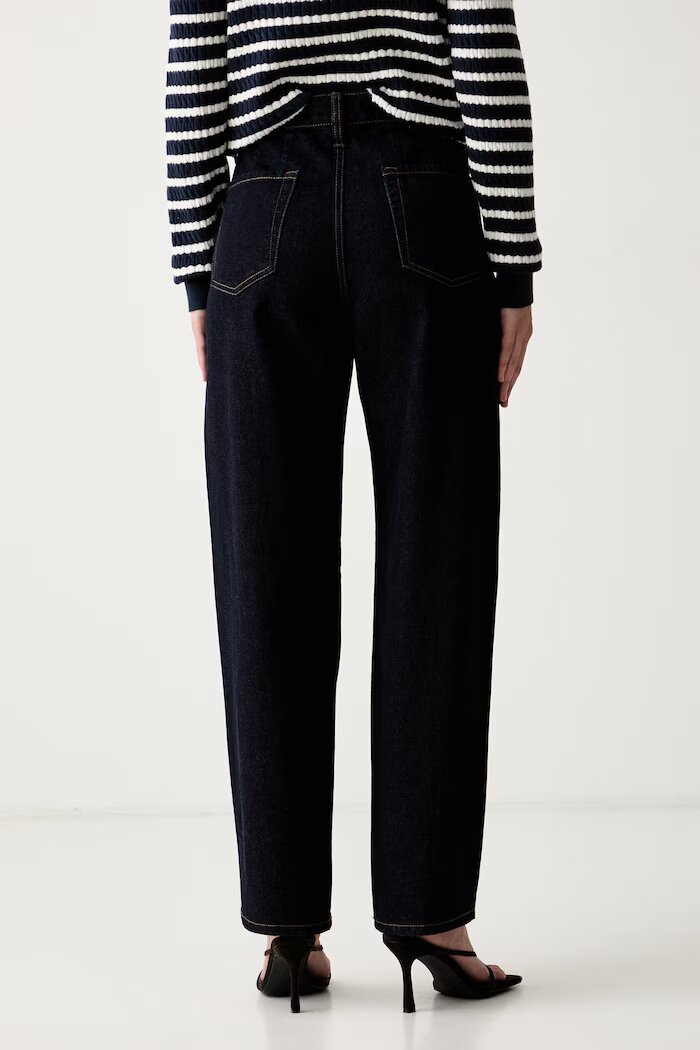 DKNY дънки прави дамски тъмносини DJ6G4249