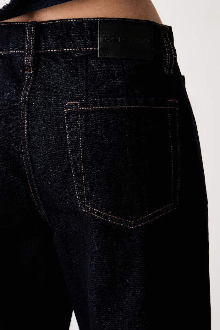 DKNY дънки прави дамски тъмносини DJ6G4249
