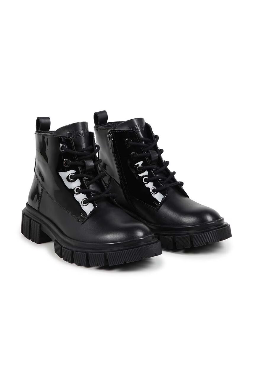 DKNY Детски кожени кубинки