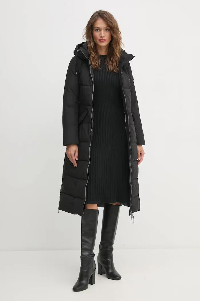 DKNY капитонирано яке дамско черно DLEMPP55