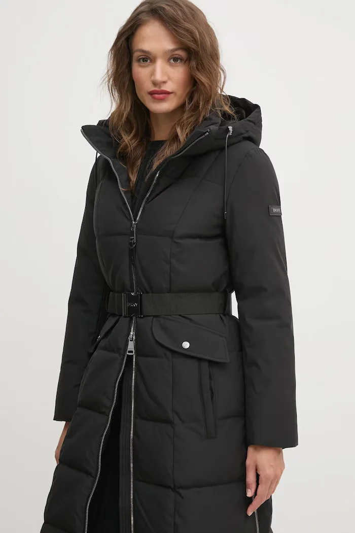 DKNY капитонирано яке дамско черно DLEMPP55