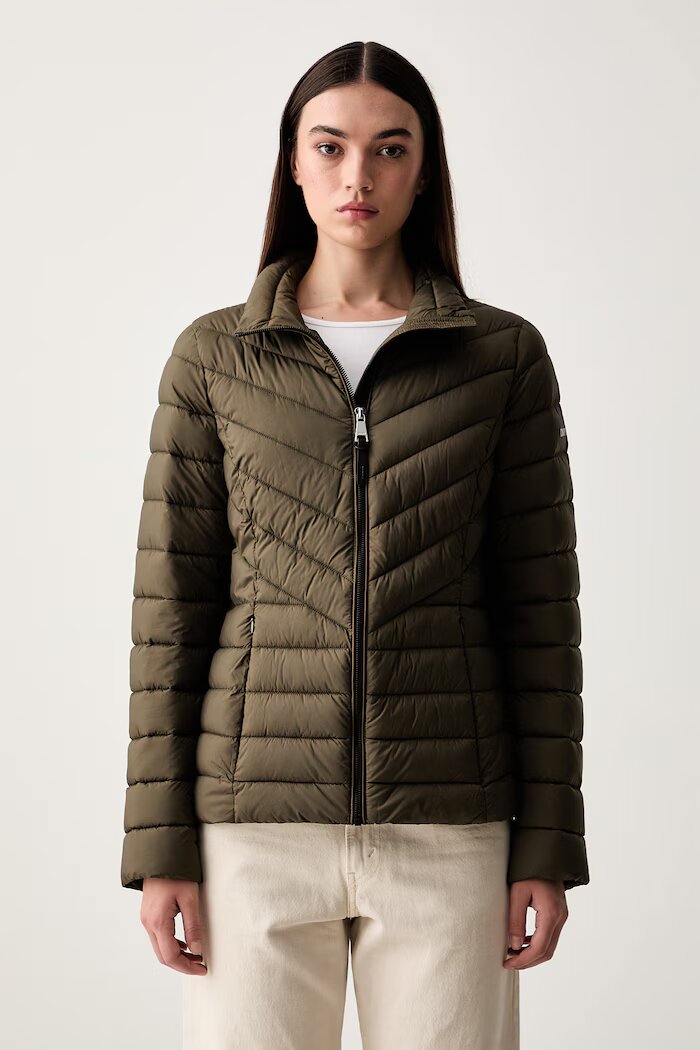 DKNY капитонирано яке дамско зелено DLEMPY44