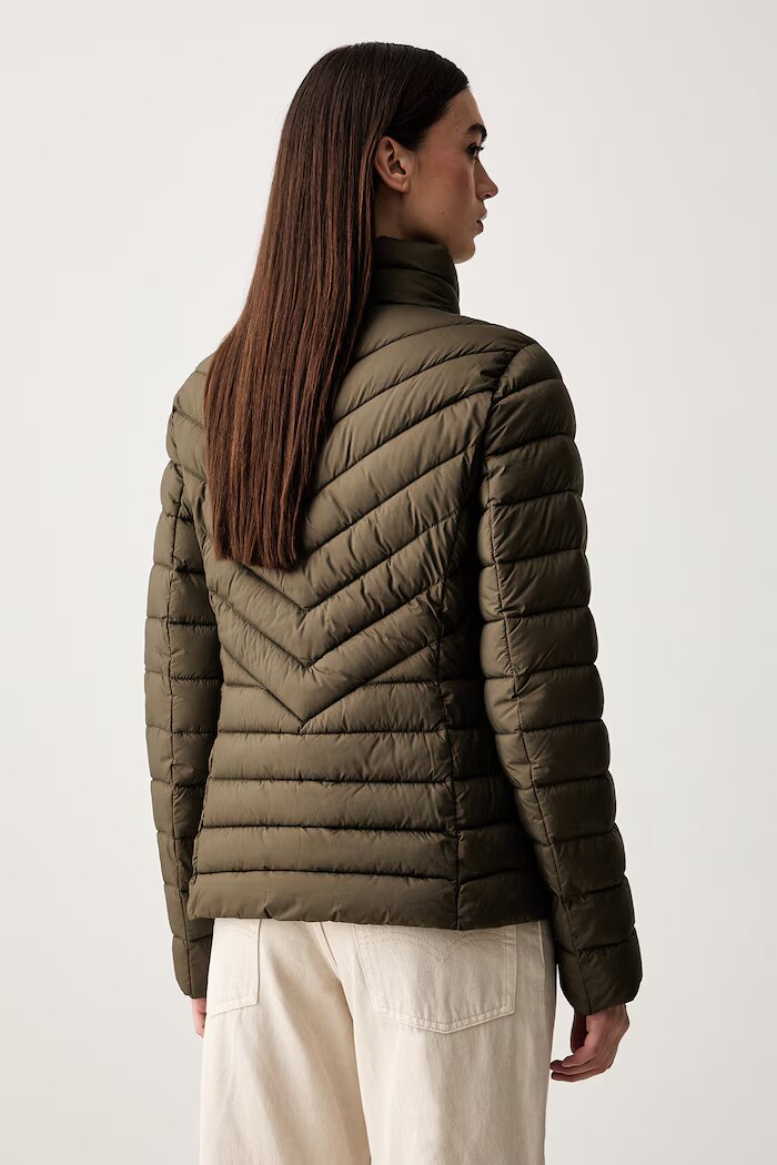 DKNY капитонирано яке дамско зелено DLEMPY44