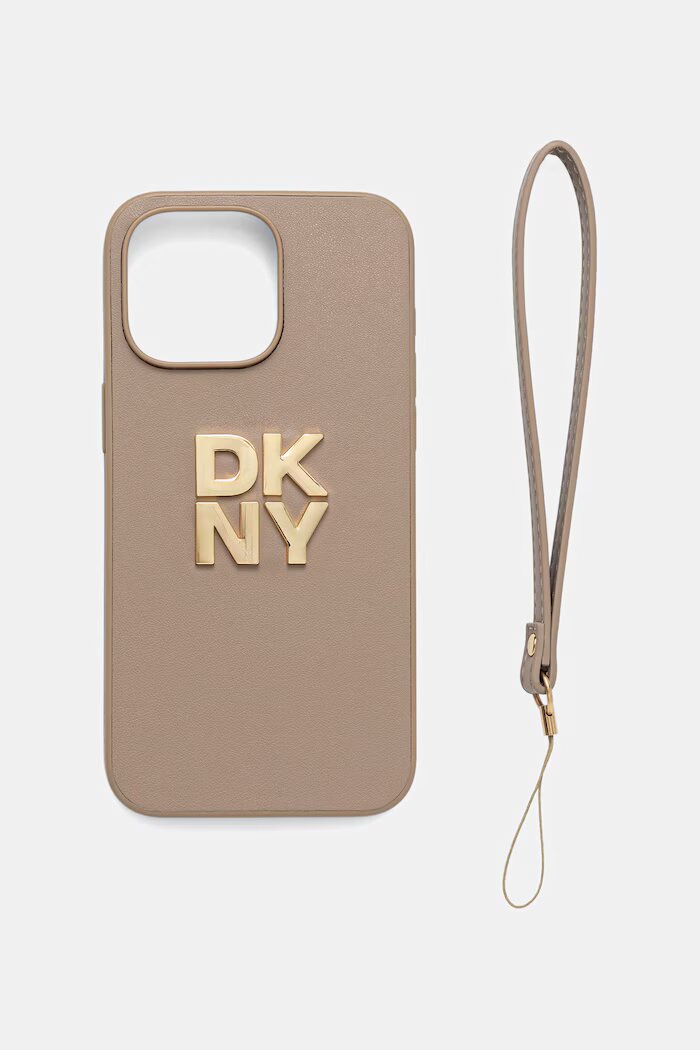 DKNY кейс за телефон Phone 15 Pro Max бежов DKHCP15XPBSWSE