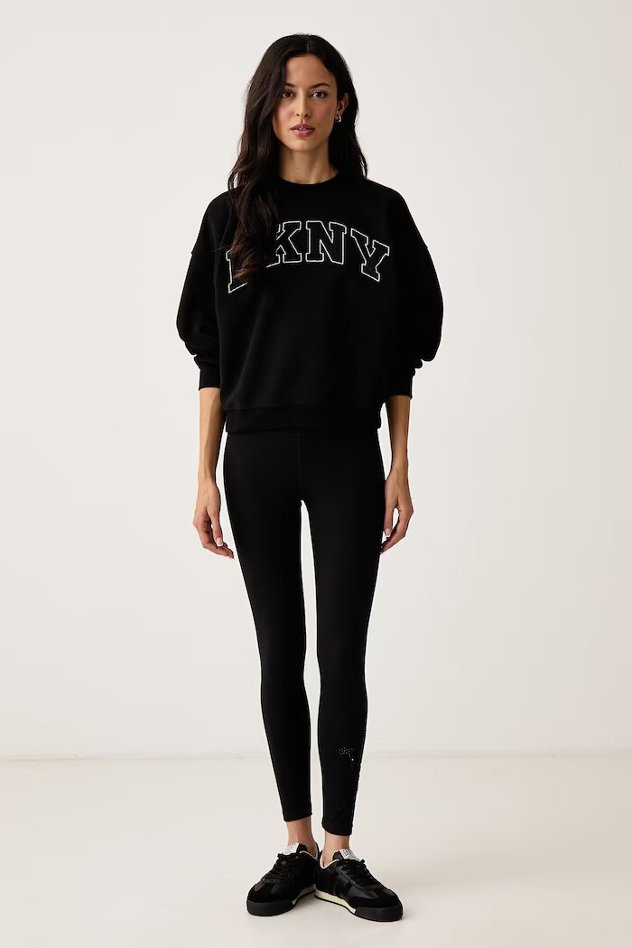 DKNY клин дамски черен с висока талия DP6P3917