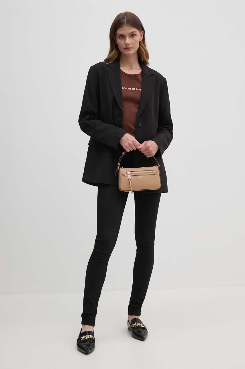 DKNY Кожена чанта