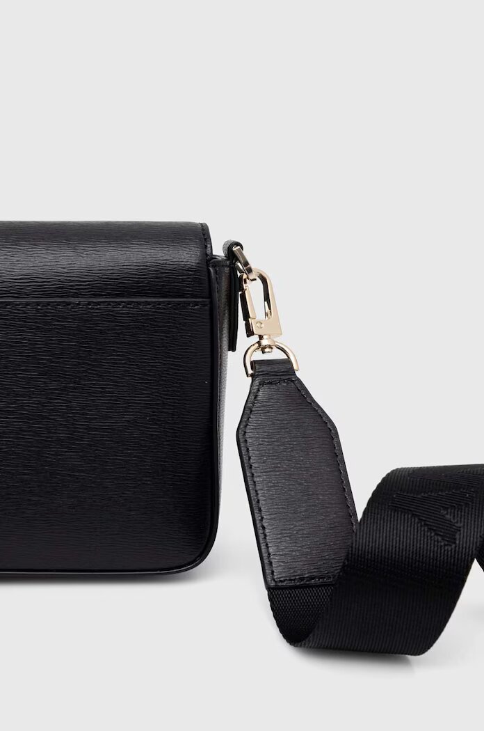 DKNY Кожена чанта в черно R42E3E21