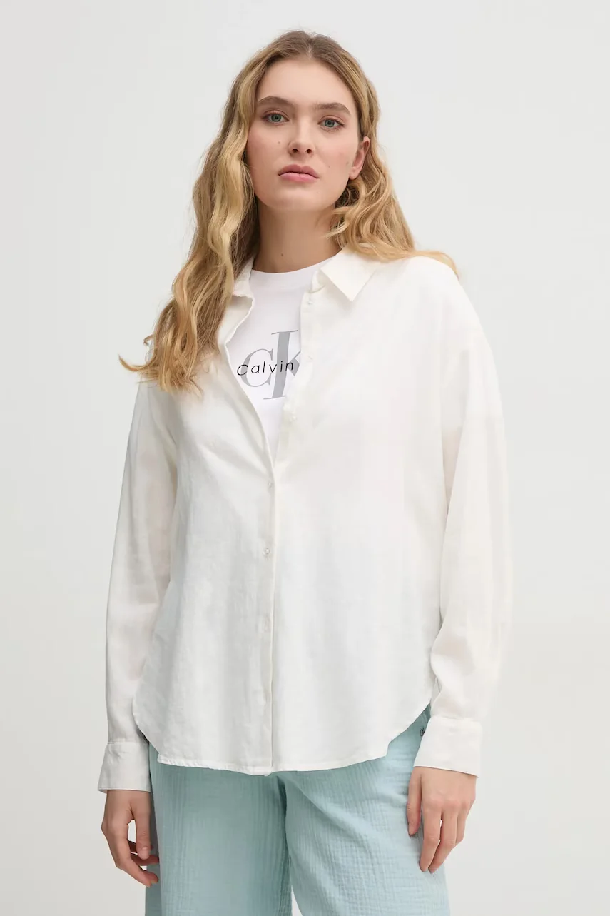 DKNY Ленена риза