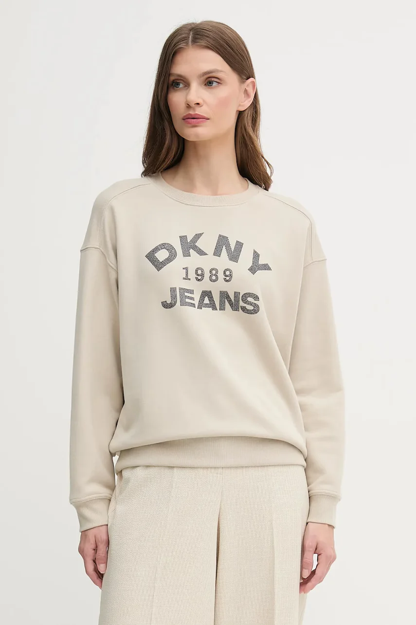 DKNY Памучен суичър