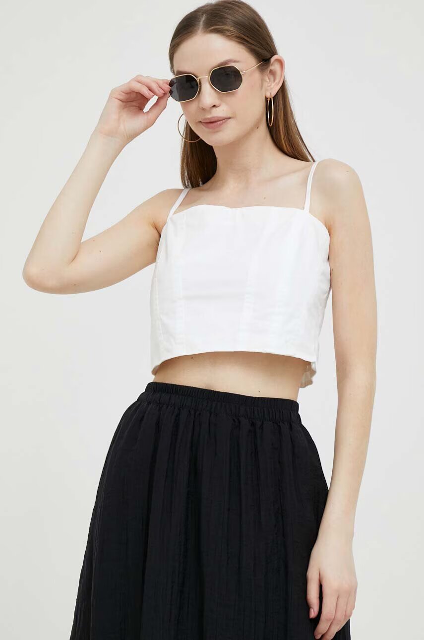 DKNY Памучен топ