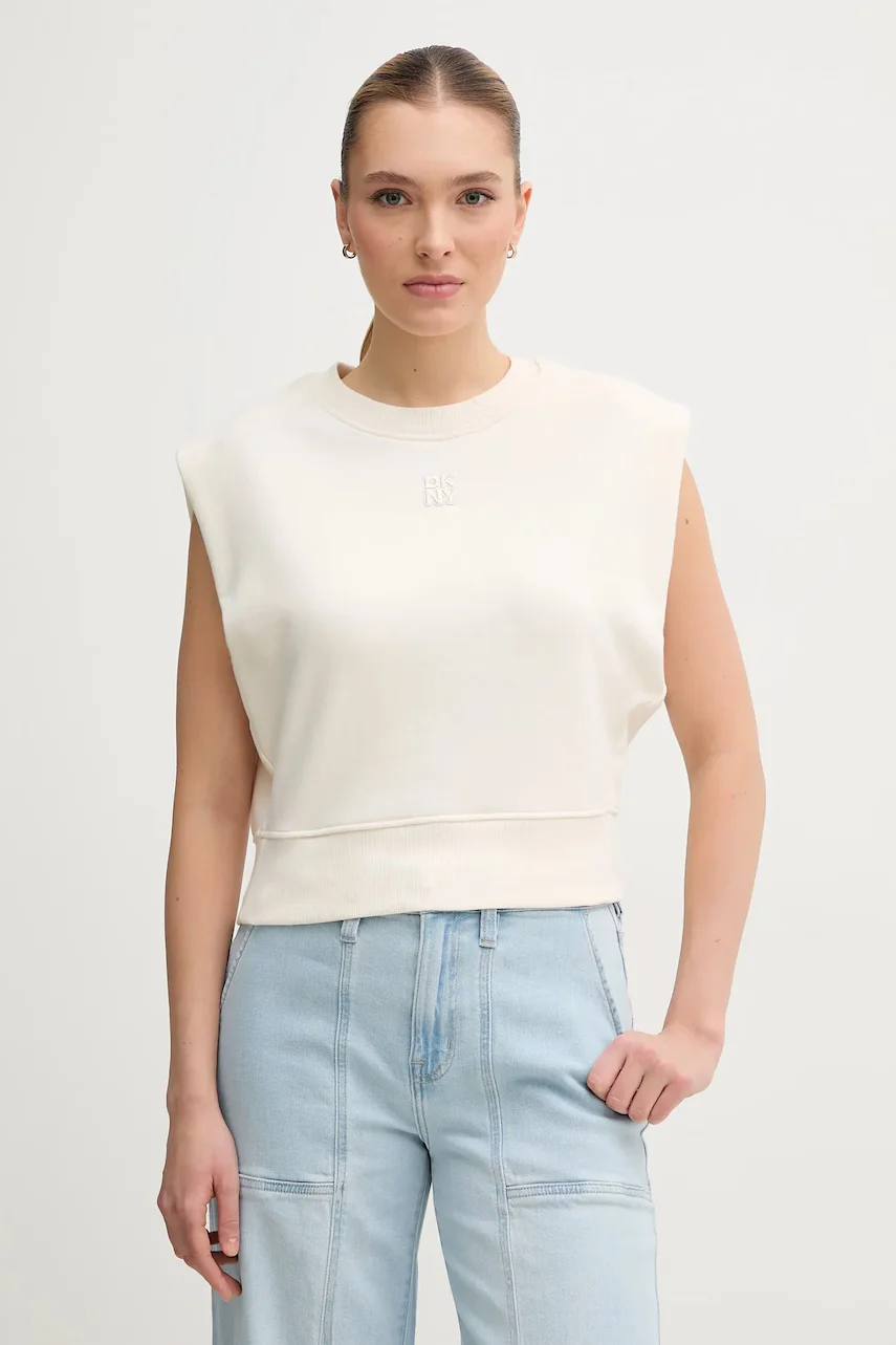 DKNY Памучен топ