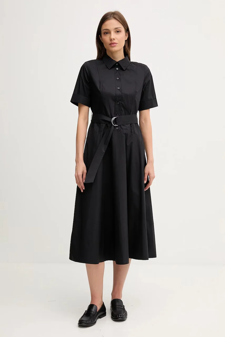 DKNY Памучна рокля