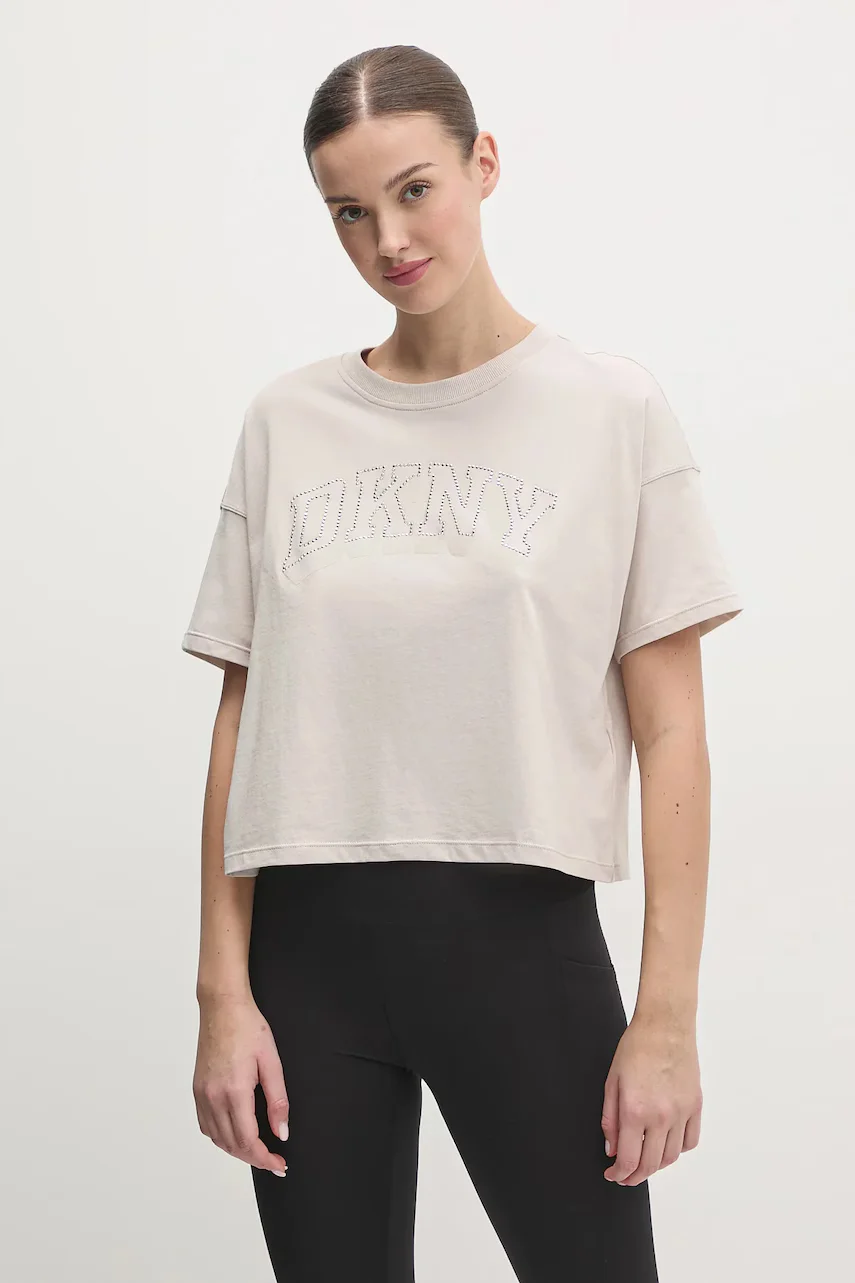 DKNY Памучна тениска